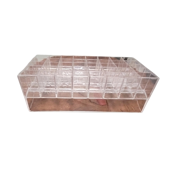 Clear Acrylic, Tiered, 40 Slot, Lipstick Organizer - Picture 5 of 6